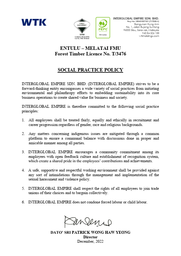 Social Practice Policy